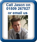 Call Jason on 01509 267827 or email us
